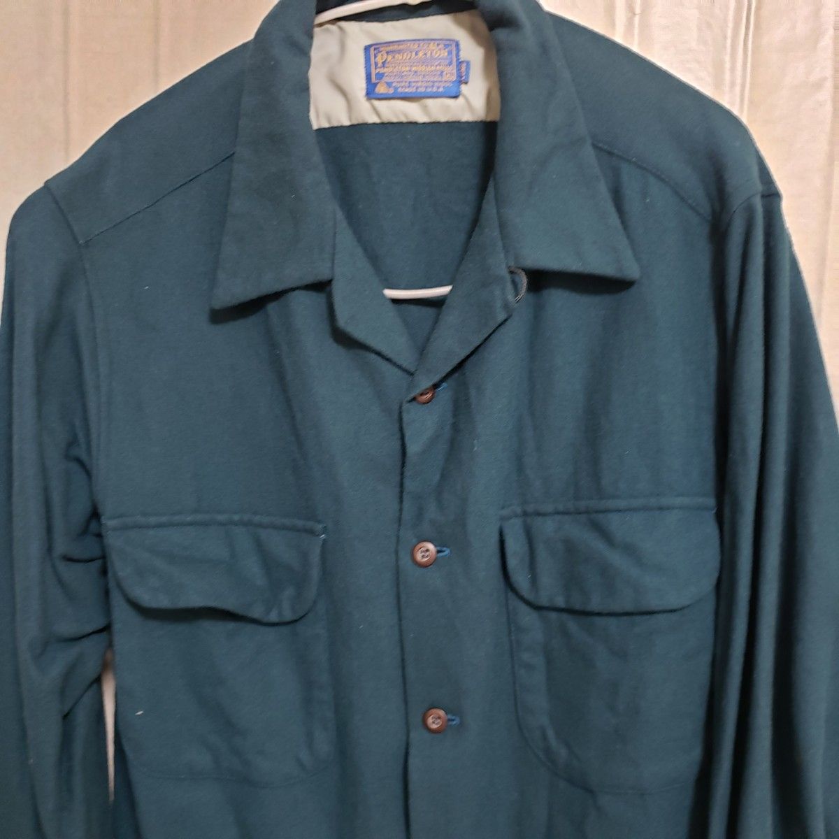 60's Pendleton ボードシャツ ブルー×グリーン 長袖シャツ ペン 60's Pendleton ボードシャツ ブルー×グリーン 長袖シャツ ペン