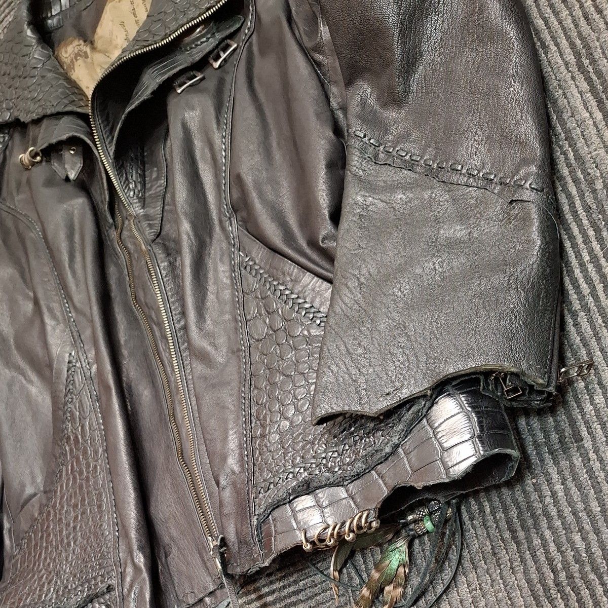 美品】14th Addiction フォーティーンスアディクション クロコ 美品】14th Addiction フォーティーンスアディクション クロコ