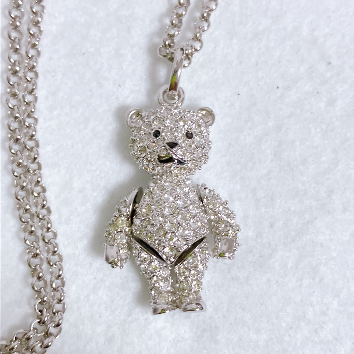 SWAROVSKI スワロフスキー ネックレス テディベア クリア SWAROVSKI スワロフスキー ネックレス テディベア クリア