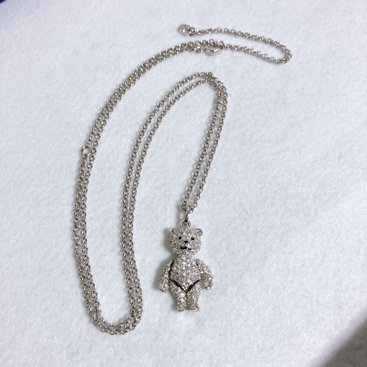 SWAROVSKI スワロフスキー ネックレス テディベア クリア SWAROVSKI スワロフスキー ネックレス テディベア クリア