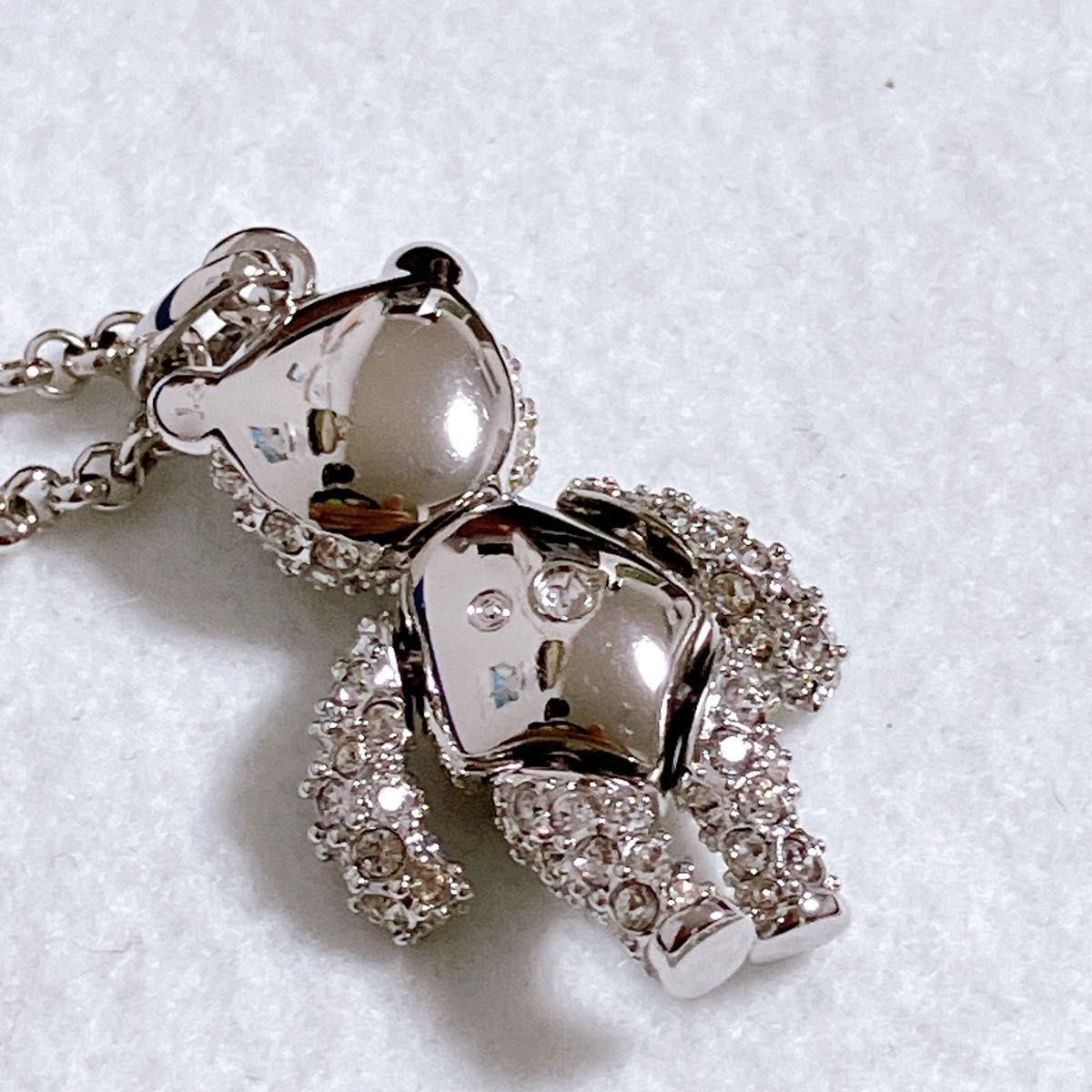 SWAROVSKI スワロフスキー ネックレス テディベア クリア SWAROVSKI スワロフスキー ネックレス テディベア クリア
