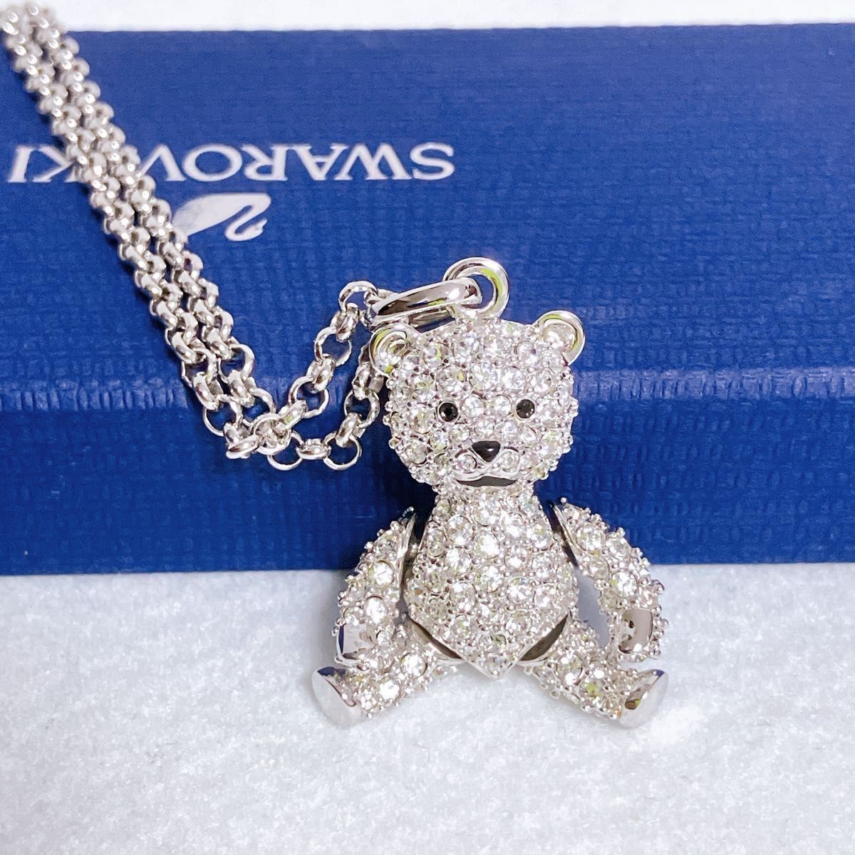 SWAROVSKI スワロフスキー ネックレス テディベア クリア SWAROVSKI スワロフスキー ネックレス テディベア クリア
