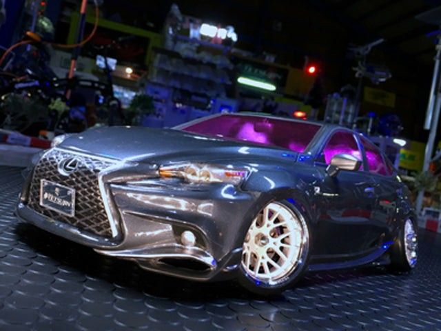 TEAM TETSUJIN LEXUS IS F SPORT TRD ver ラジコン ボディ 未 TEAM TETSUJIN LEXUS IS F SPORT TRD ver ラジコン ボディ 未
