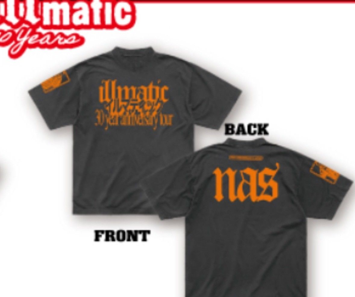 Nas illmatic 30th 横浜 Tシャツ (XXL) Tシャツ xxl Nas 来日 NAS Illmatic 30th ライブ イルマティック
