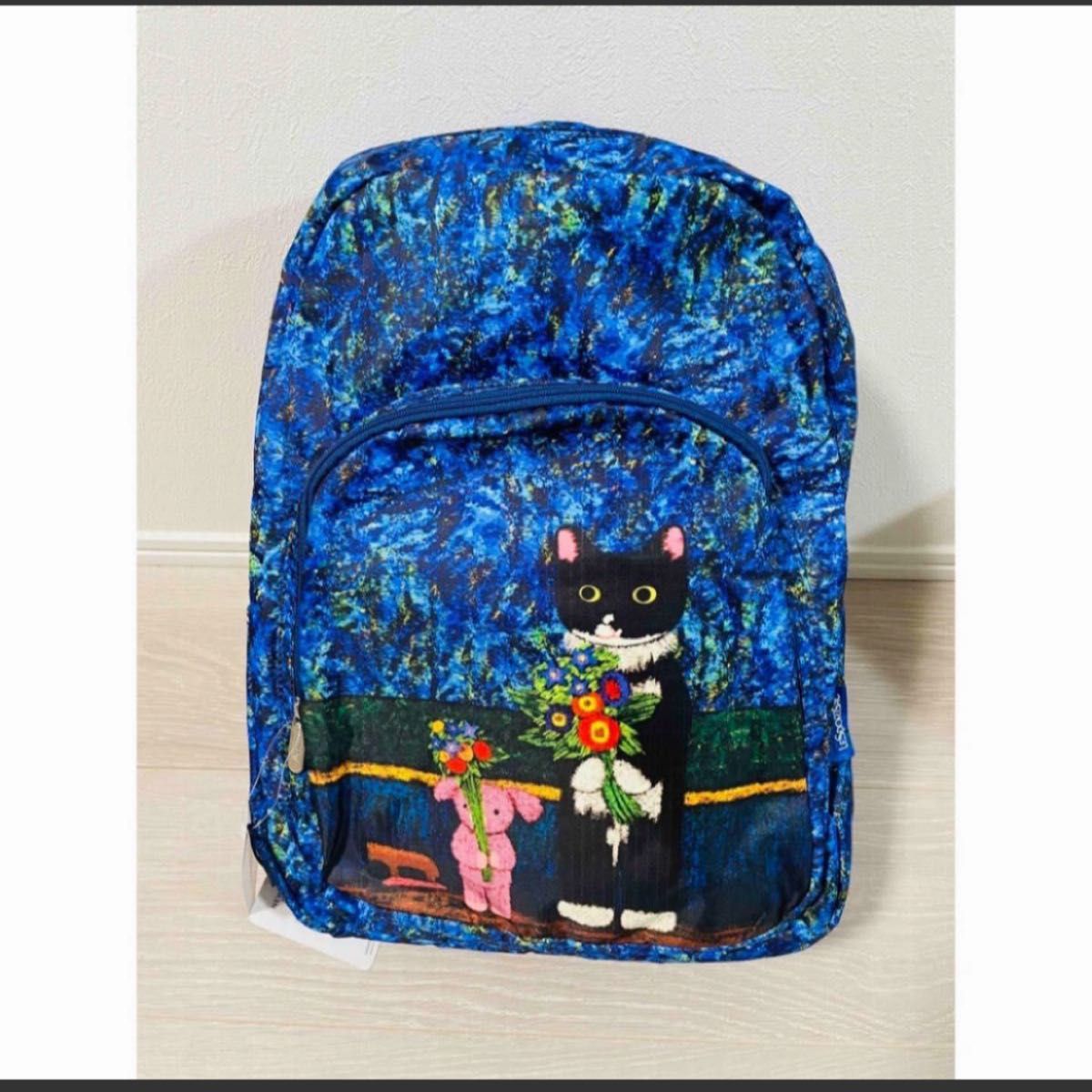 【新品】LeSportsac リュック バックパック 猫 レスポートサック NEWNEW ネコ 猫 リュックサック バックパック