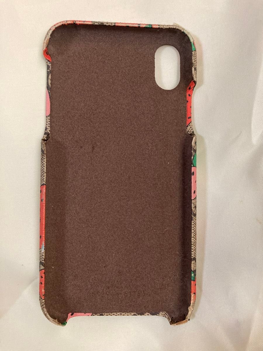 GUCCI iPhone XRケース グッチ アイフォンケース ストロベリー GUCCI iPhone XRケース グッチ アイフォンケース ストロベリー