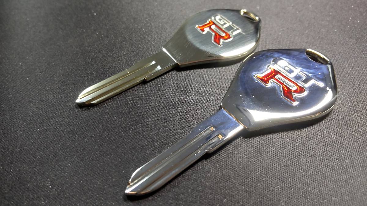 日産 純正】スカイライン GT-R ブランクキー 新品 本物 R32 R33 日産 純正】スカイライン GT-R ブランクキー 新品 本物 R32 R33