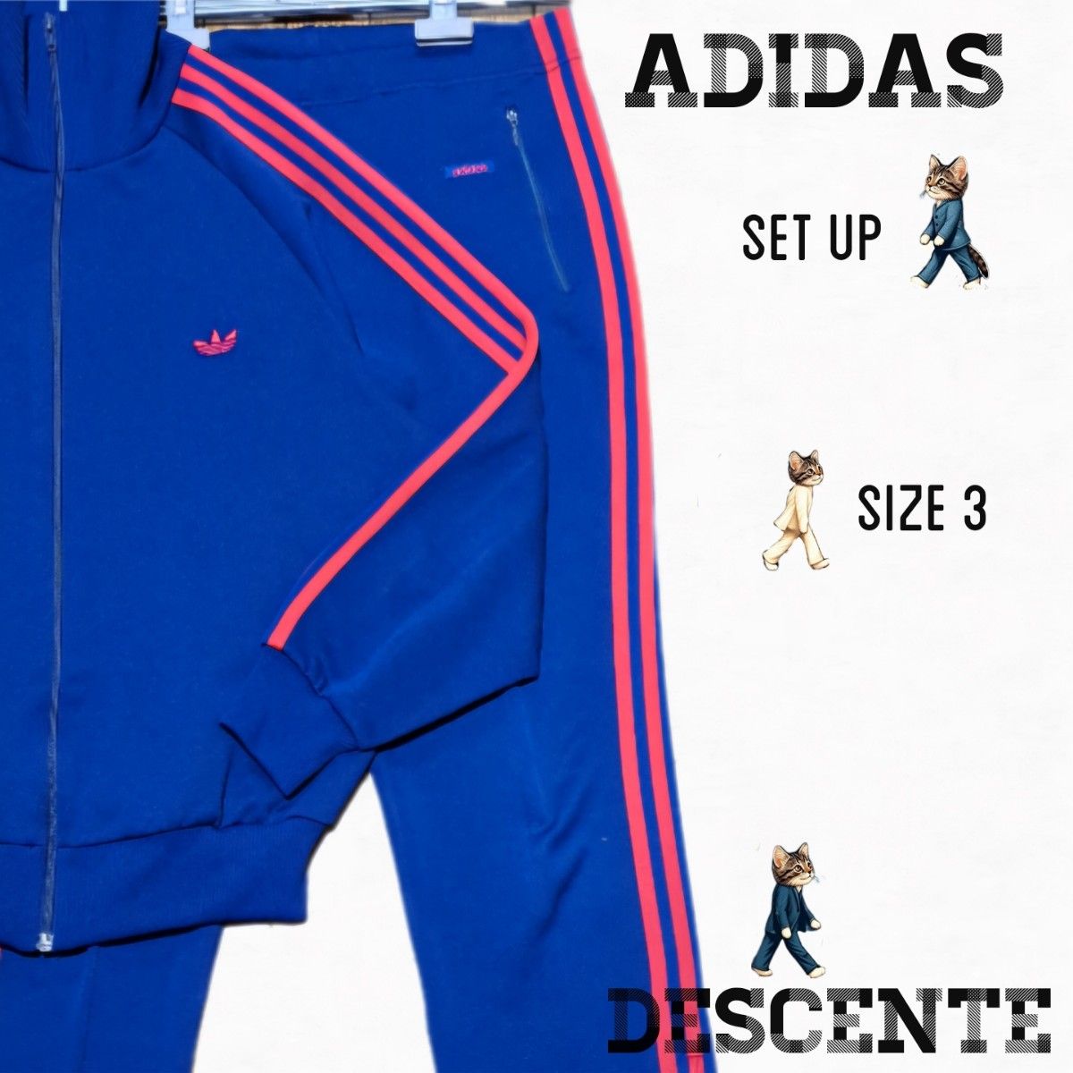 80s adidas アディダス 上下セット ジャージ トラックジャケット 80s adidas アディダス 上下セット ジャージ トラックジャケット