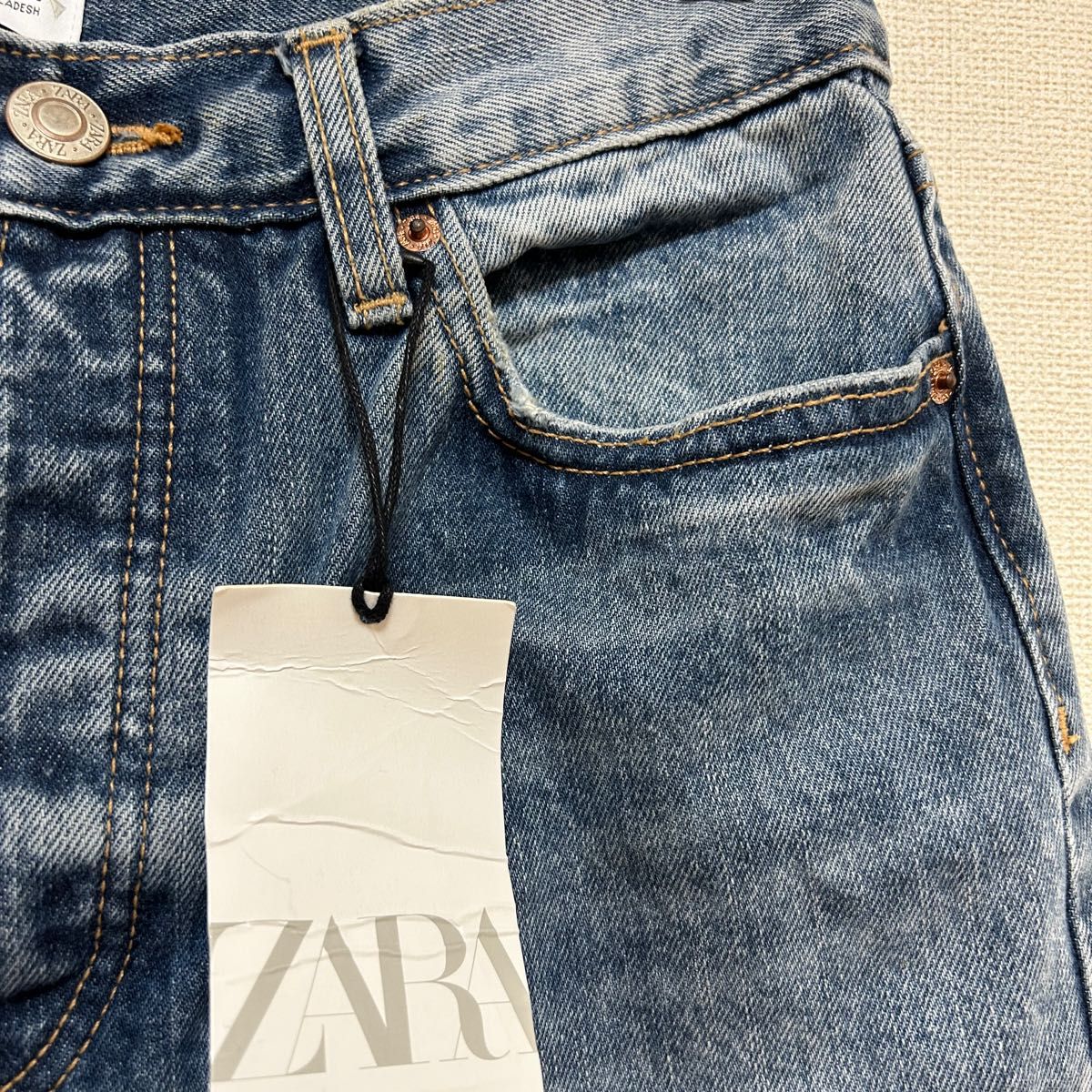 新品タグ付】ZARAザラエクストラロングミッドライズTRF 新品タグ付】ZARAザラエクストラロングミッドライズTRF