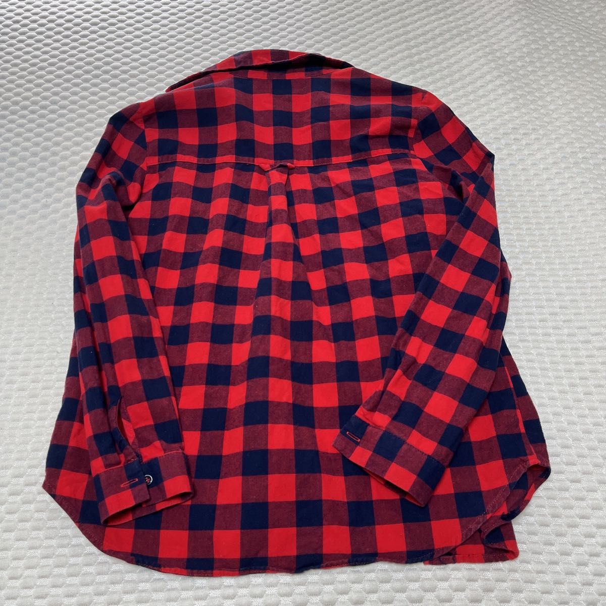 ザラZARA コットン ブロックチェック柄 長袖 ネルシャツ ザラZARA コットン ブロックチェック柄 長袖 ネルシャツ