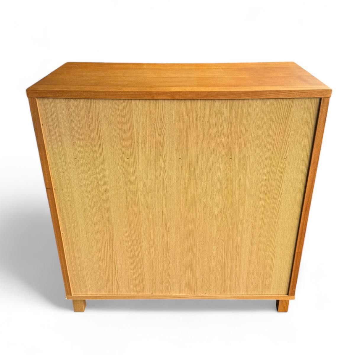 廃盤】無印良品 MUJI タモ材 4段チェスト 脚付き 天然木 幅80cm 廃盤】無印良品 MUJI タモ材 4段チェスト 脚付き 天然木 幅80cm