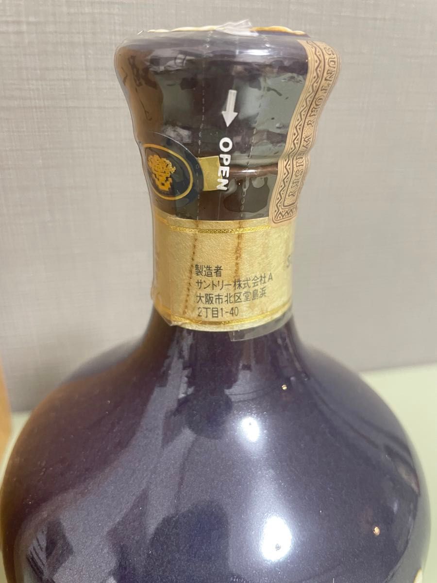 サントリー ザ ウイスキー 有田焼 陶器ボトル 古酒 SUNTORY THE サントリー ザ ウイスキー 有田焼 陶器ボトル 古酒 SUNTORY THE