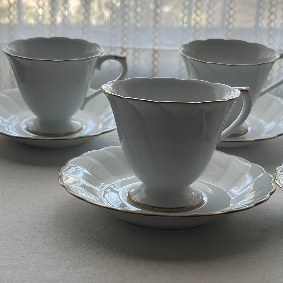 大倉陶園 ゴールドライン コーヒーカップ 5客 ティーカップ 大倉陶園 ゴールドライン コーヒーカップ 5客 ティーカップ