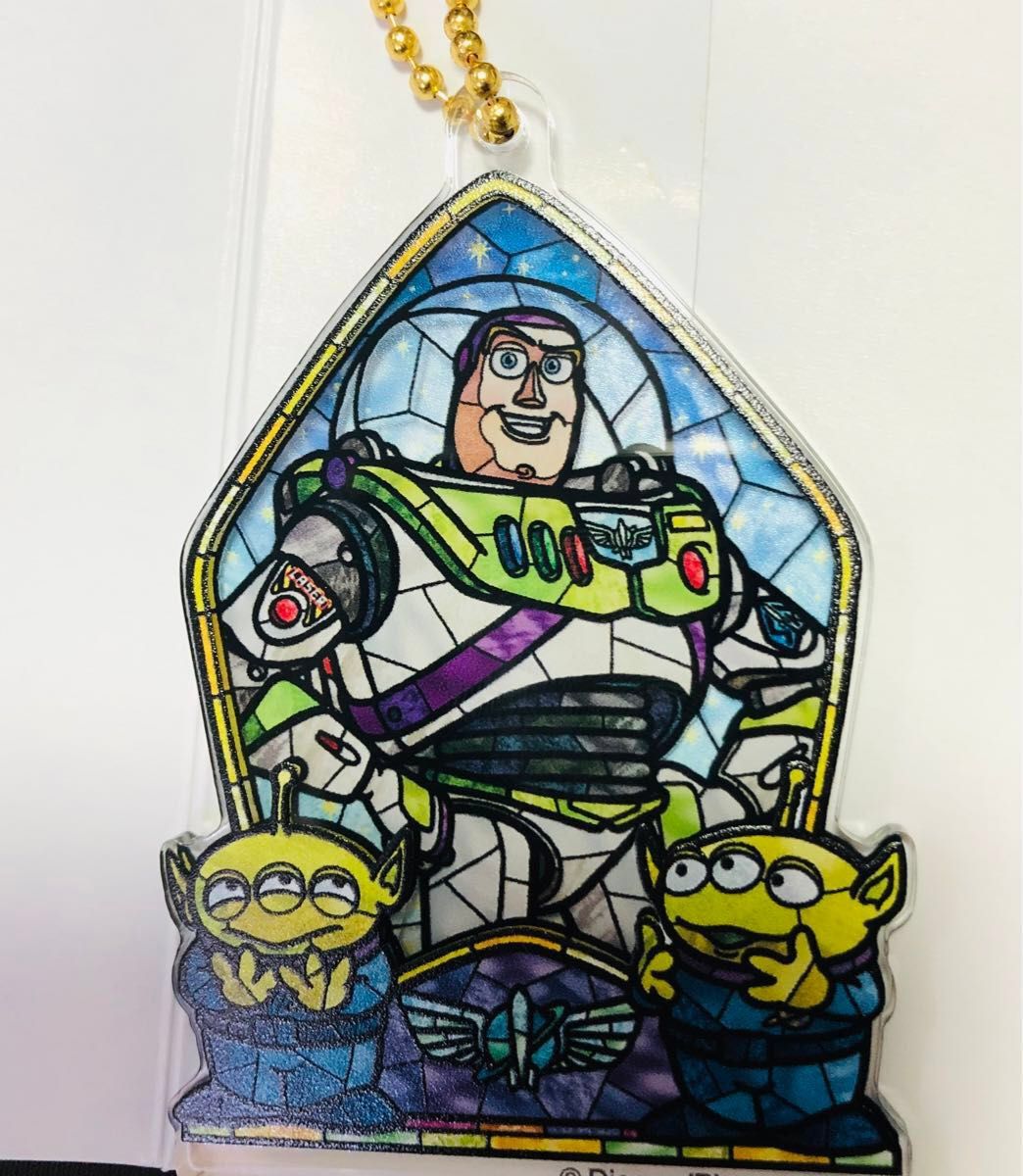トイストーリー ステンドグラス風 アクリルキーホルダー トイストーリー ステンドグラス風 アクリルキーホルダー