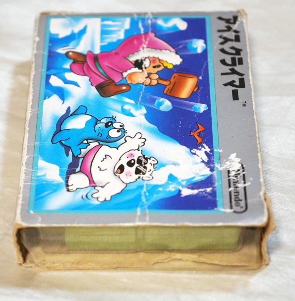 任天堂 ファミコンソフト アイスクライマー ICE CLIMBER 箱に難 任天堂 ファミコンソフト アイスクライマー ICE CLIMBER 箱に難