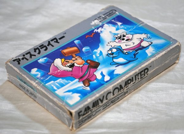 任天堂 ファミコンソフト アイスクライマー ICE CLIMBER 箱に難 任天堂 ファミコンソフト アイスクライマー ICE CLIMBER 箱に難