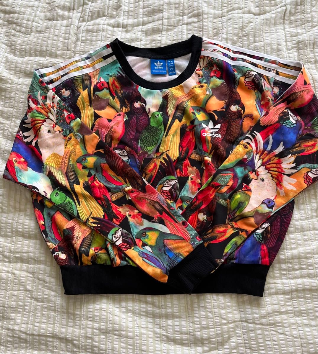 adidas アディダス スウェット トレーナー トレフォイル 鳥柄