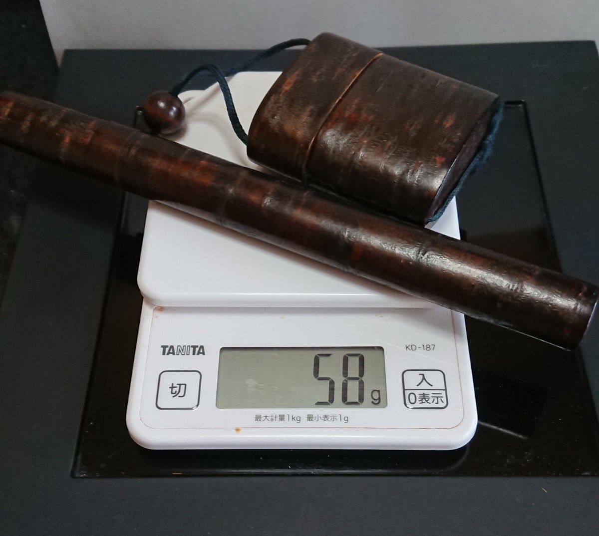 桜皮細工 天保型胴乱組 煙草入れ キセル筒 煙管 叺 掲げ物 喫煙 桜皮細工 天保型胴乱組 煙草入れ キセル筒 煙管 叺 掲げ物 喫煙