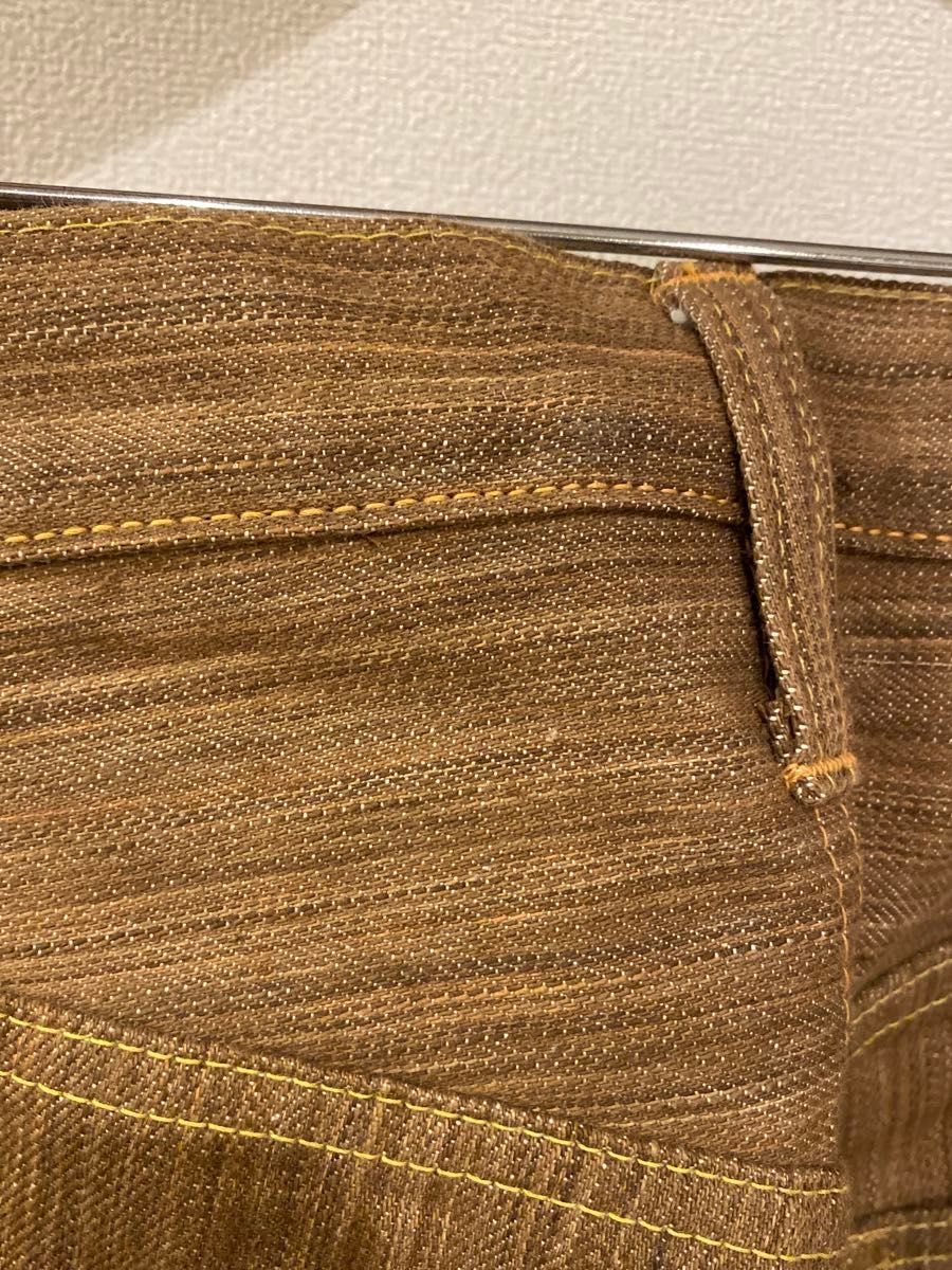 新品】シュガーケーン 285 ブラウン デニム ジーンズ W30 L34 新品】シュガーケーン 285 ブラウン デニム ジーンズ W30 L34