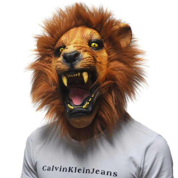  Halloween and so on male lion full face mask free size 