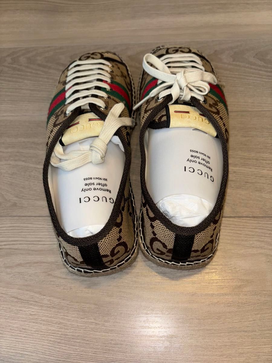 グッチ GUCCI スニーカー エスパドリーユ サイズ11 30cm相当 グッチ GUCCI スニーカー エスパドリーユ サイズ11 30cm相当