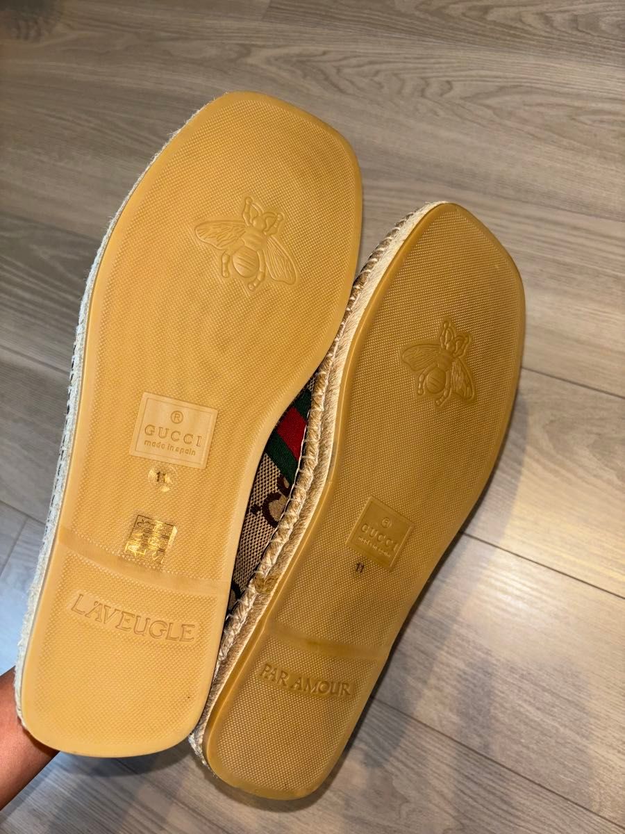 グッチ GUCCI スニーカー エスパドリーユ サイズ11 30cm相当 グッチ GUCCI スニーカー エスパドリーユ サイズ11 30cm相当