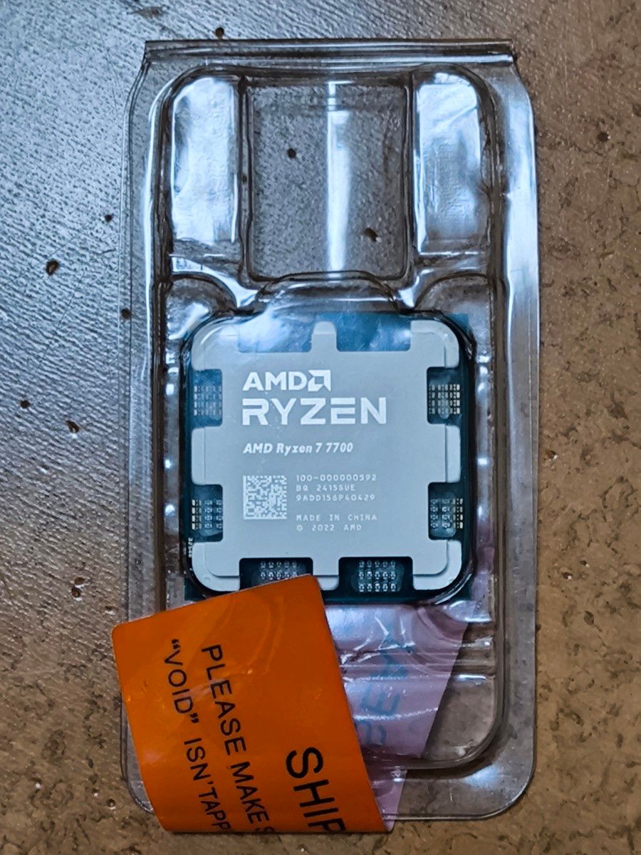 新品】AMD Ryzen 7 7700 バルク品 【未開封】|Yahoo!フリマ(旧 新品】AMD Ryzen 7 7700 バルク品 【未開封】|Yahoo!フリマ(旧