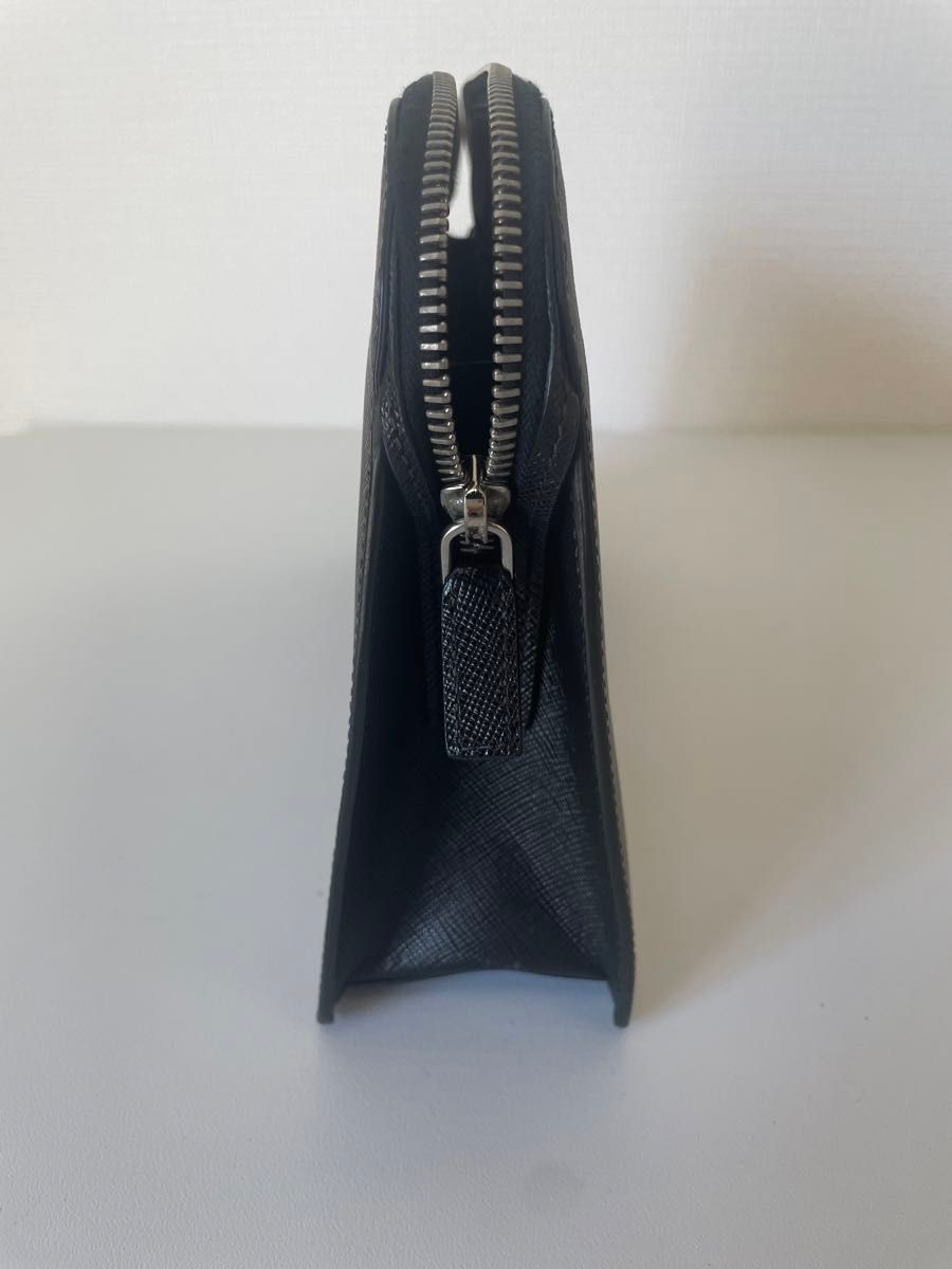 【美品】プラダ サフィアーノレザー ウォレット クラッチバッグ 訳あり プラダ / PRADA ポーター セカンドバッグ クラッチバッグ