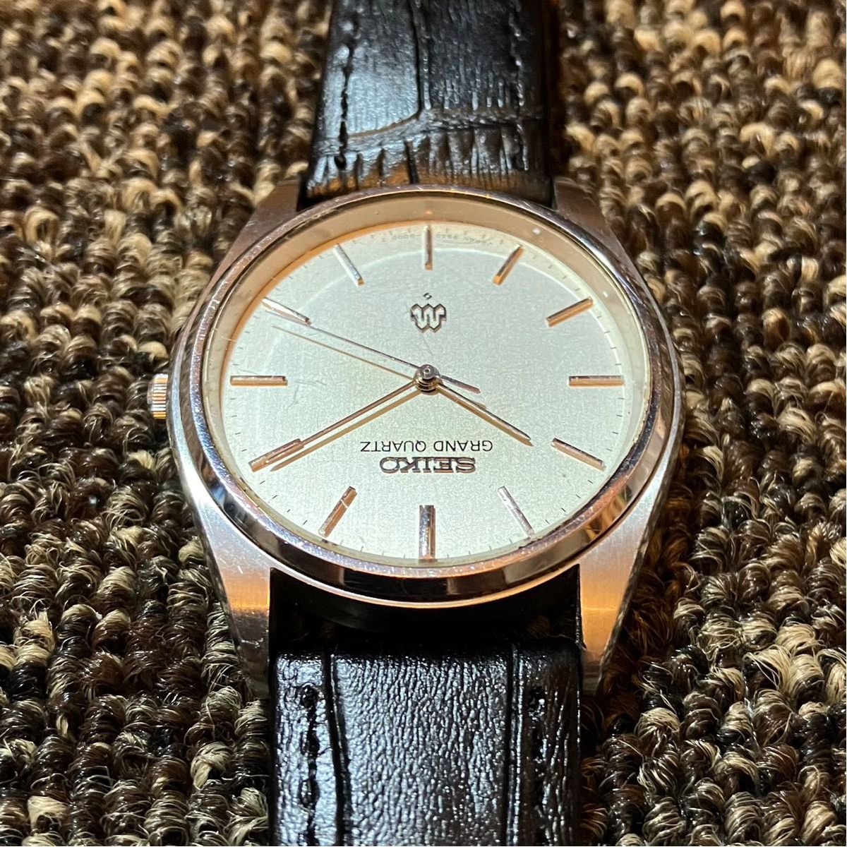 SEIKO セイコー グランドクォーツ ツインクォーツ シルバー文字 SEIKO セイコー グランドクォーツ ツインクォーツ シルバー文字