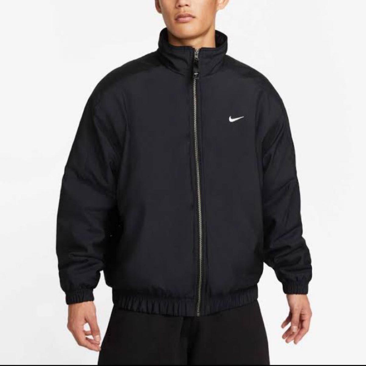NikeLab ナイキラボ ソロ スウッシュ サテン ボンバージャケット NikeLab ナイキラボ ソロ スウッシュ サテン ボンバージャケット