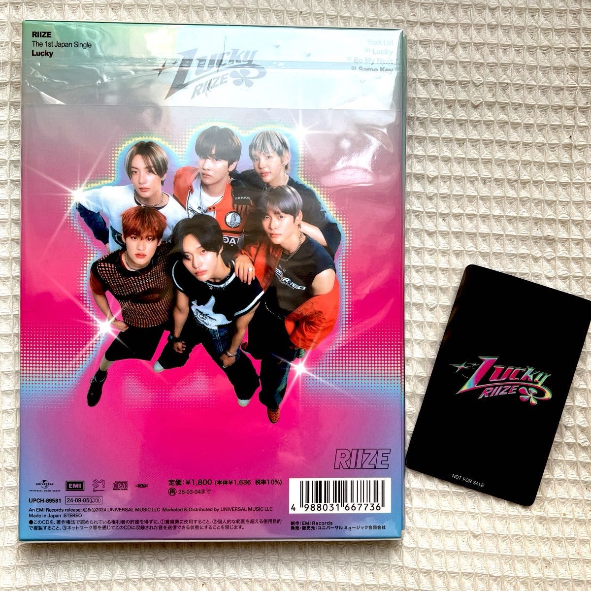 RIIZE Lucky 初回生産限定盤A CD+Photobook ライズ ラッキー RIIZE Lucky 初回生産限定盤A CD+Photobook ライズ ラッキー