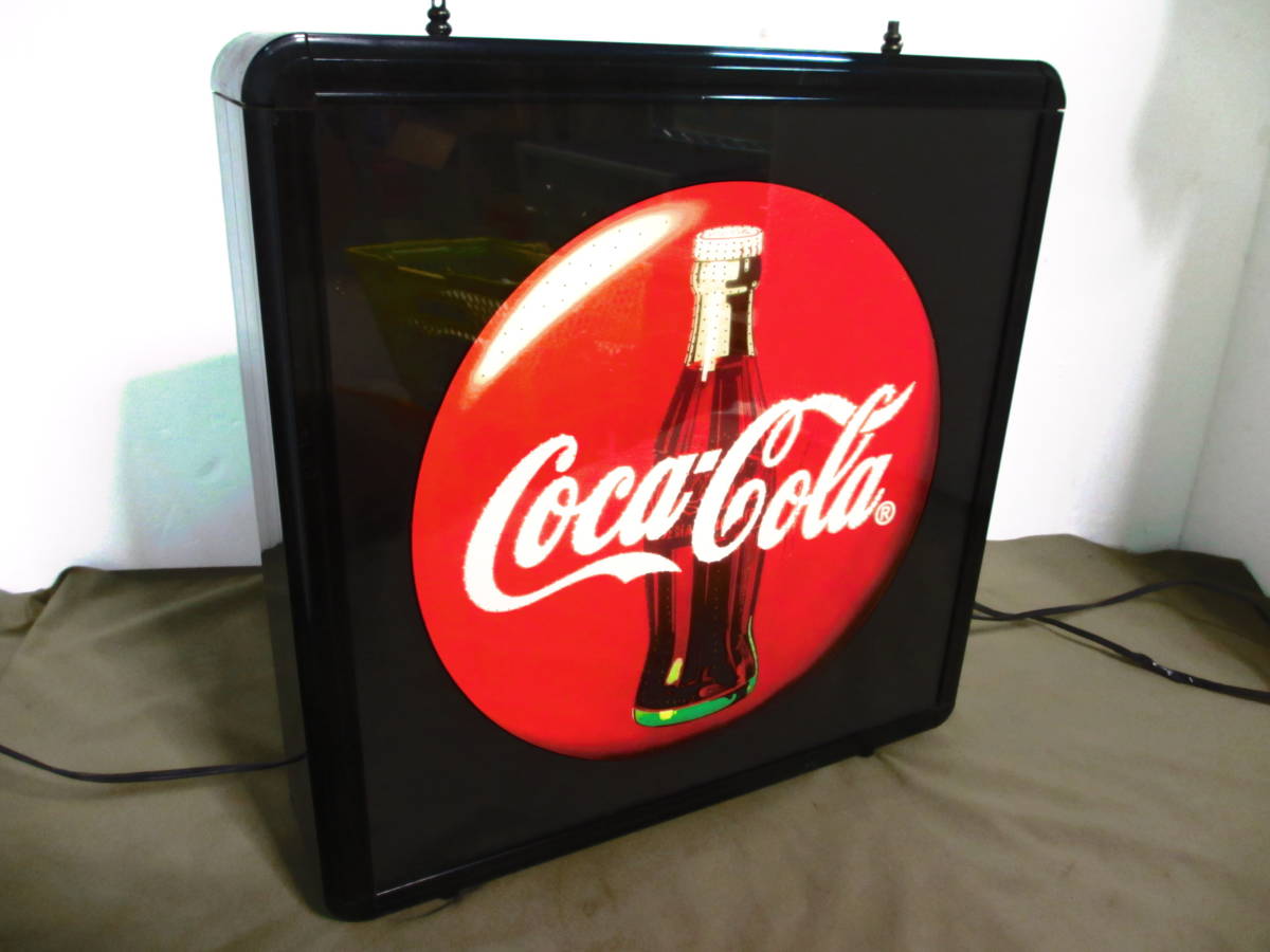 ヤフオク! - コカ・コーラ（Coca-Cola) ネオンサイン 波のよ