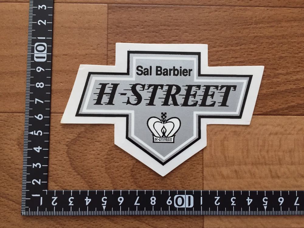 レア! 90s H-STREET SAL BARBIER ビンテージ スケートボード ステッカー 新品 デッド エイチストリート vintage old skateboard sk8