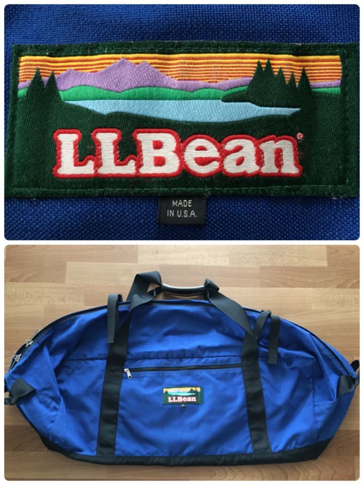 激レア! 90s L.L.Bean ビンテージ ダッフルバッグ エルエルビーン made in USA オールド アウトドア BAG old vintage ボストンバッグ_画像1