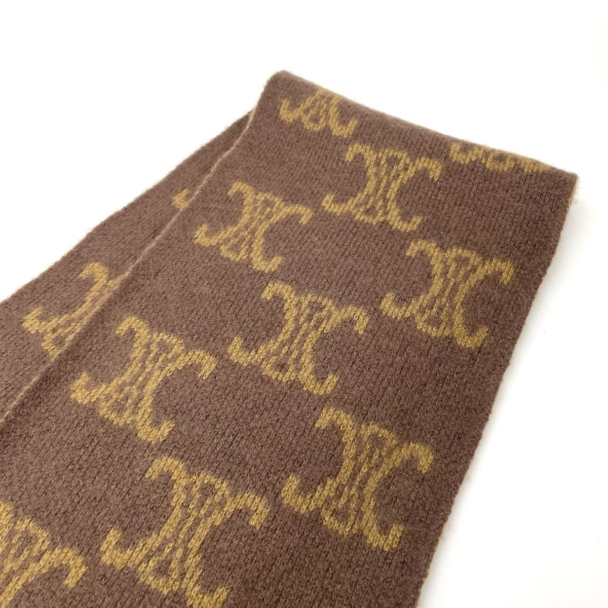 セリーヌ モノグラム スカーフ ウール カシミア シルク マフラー セリーヌ モノグラム スカーフ ウール カシミア シルク マフラー