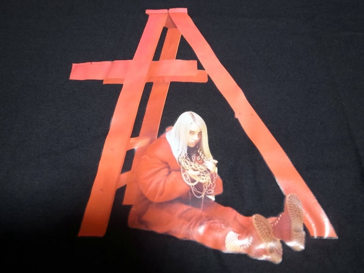 Billie Eilish ビリーアイリッシュ Tシャツ XXL ２XL 黒 アーティストTシャツ バンドTシャツ TEE blackの画像2