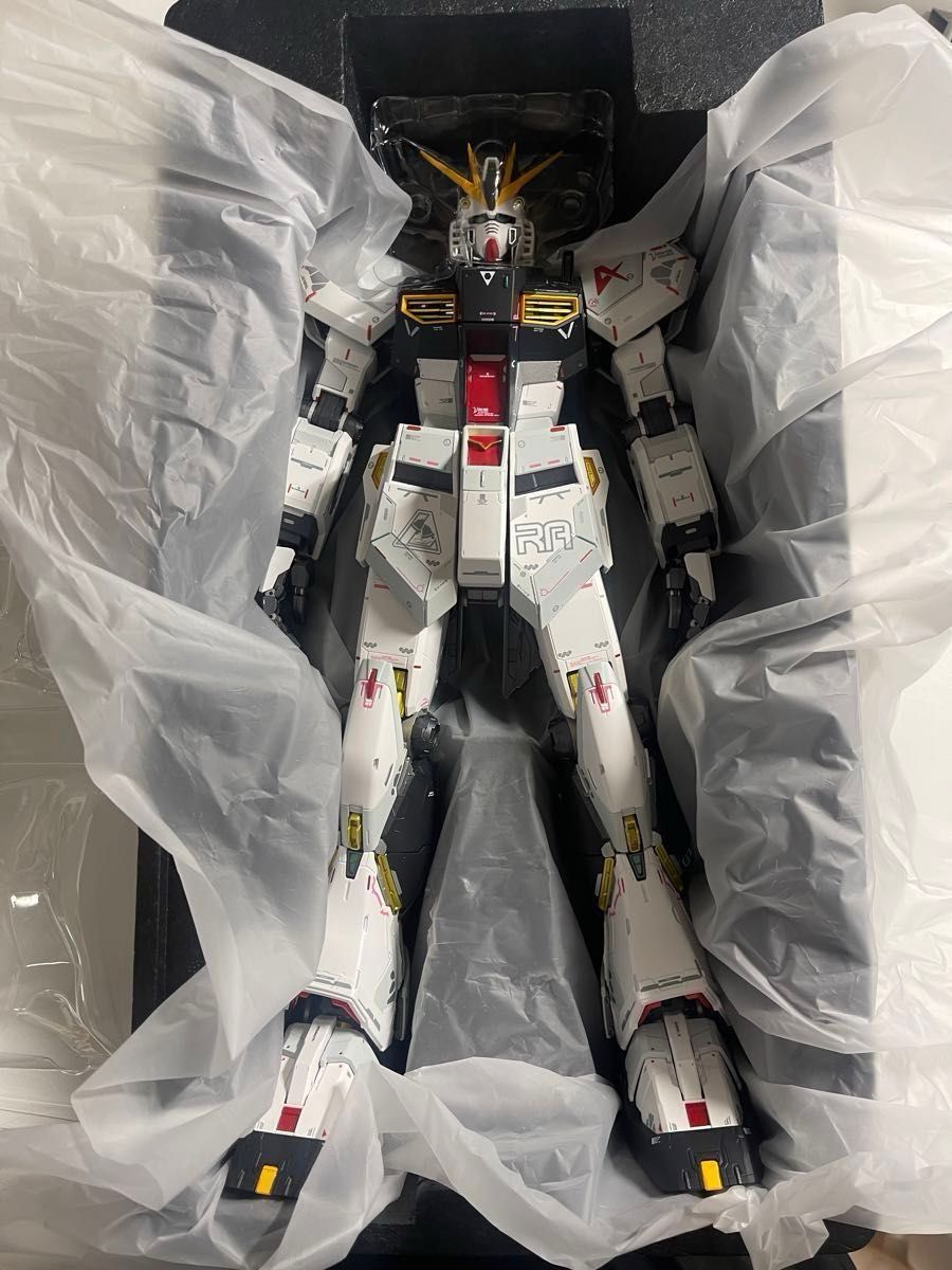 METAL STRUCTURE 解体匠機 機動戦士ガンダム 逆襲のシャア RX-93 νガンダム 塗装済み可動フィギュア　初版品