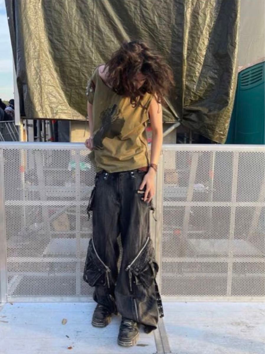 NO/FAITH STUDIOS 23AW CARGO DENIM PANTS アイドル多数着用 NO/FAITH STUDIOS 23AW CARGO DENIM PANTS アイドル多数着用