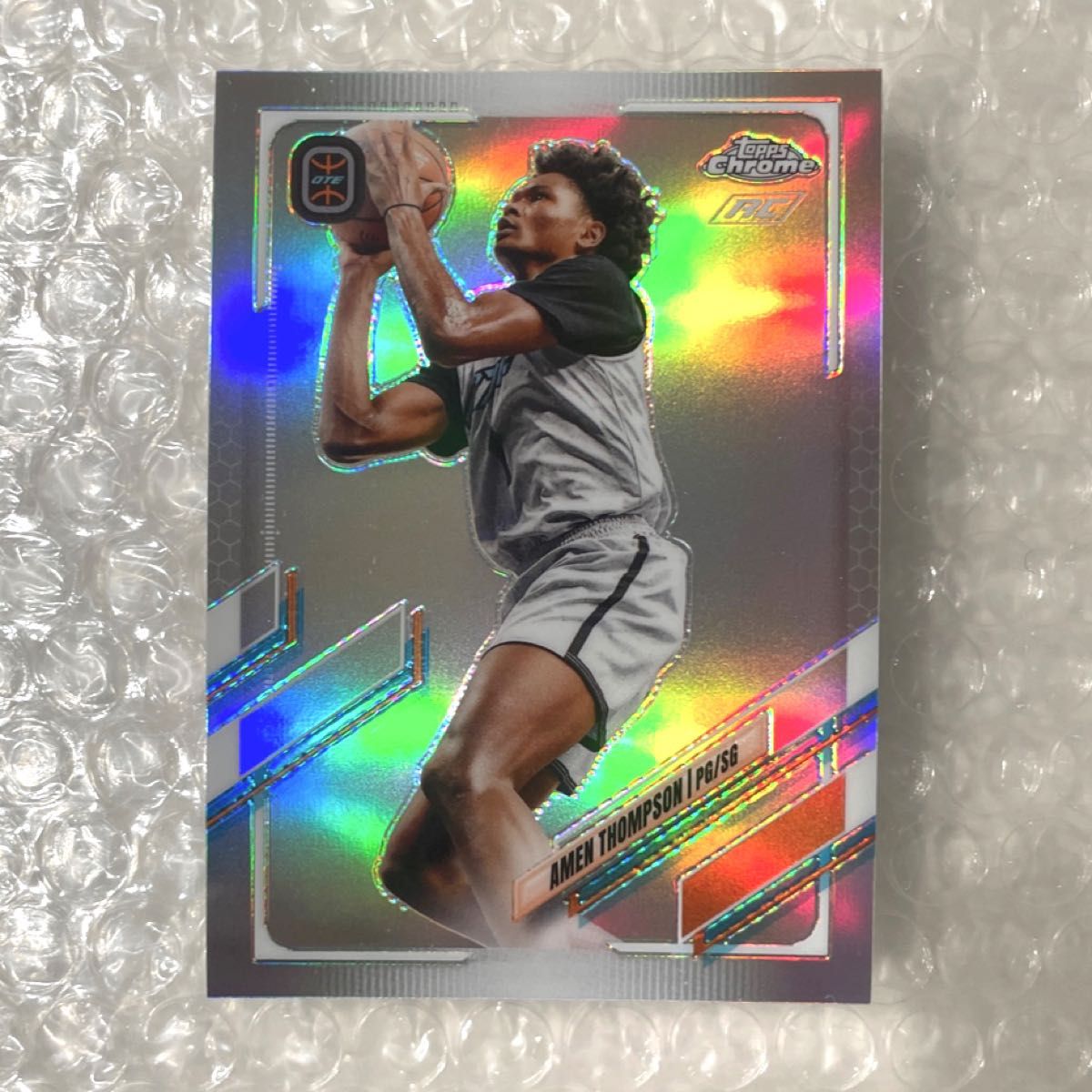 Amen Thompson RC OTE Topps Chrome Refractor アメン Amen Thompson RC OTE Topps Chrome Refractor アメン