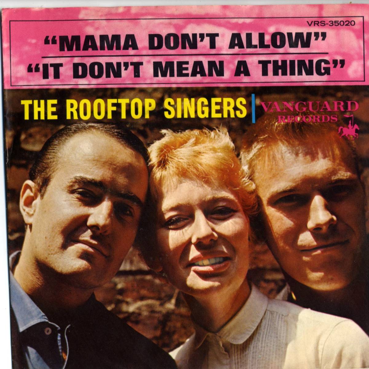 Rooftop Singers 「Mama Don't Allow/ It Don't Mean A Thing」 米国VANGUARD盤EPレコード_画像1