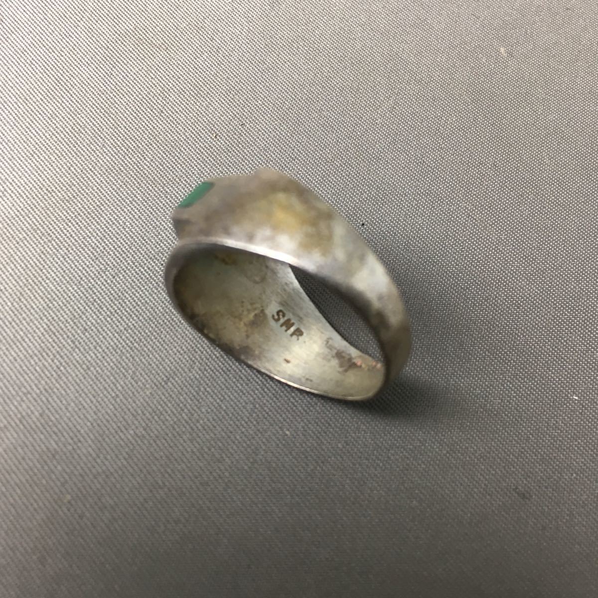 K184 серебряный аксессуары кольцо Mexico 925 натуральный камень Vintage 