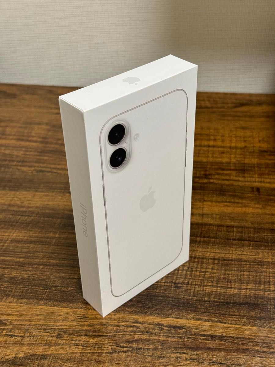 新品・未開封】iPhone 16 Plus 128GB ホワイトSIMフリー 新品・未開封】iPhone 16 Plus 128GB ホワイトSIMフリー