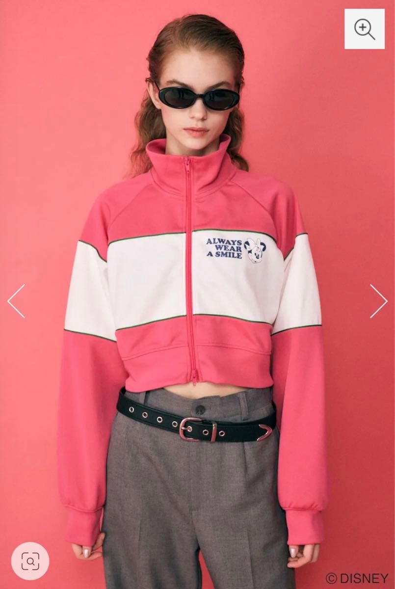 moussy マウジー ディズニー ミニージャージ 完売品 レア ピンク moussy マウジー ディズニー ミニージャージ 完売品 レア ピンク