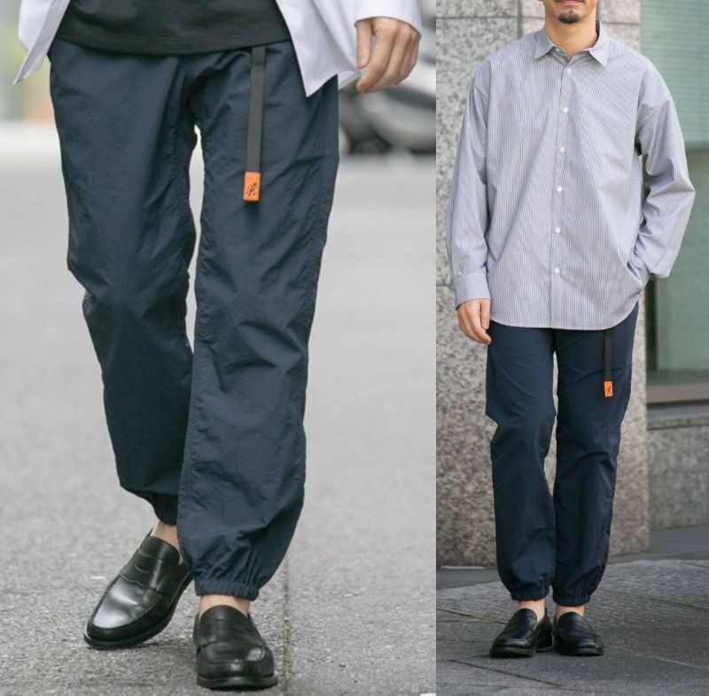 24SS GRAMICCI グラミチ × URBAN RESEARCH ROSSO アーバンリサーチ ロッソ / 別注 デュラブル ナイロン ジョガーパンツ / L / ネイビー
