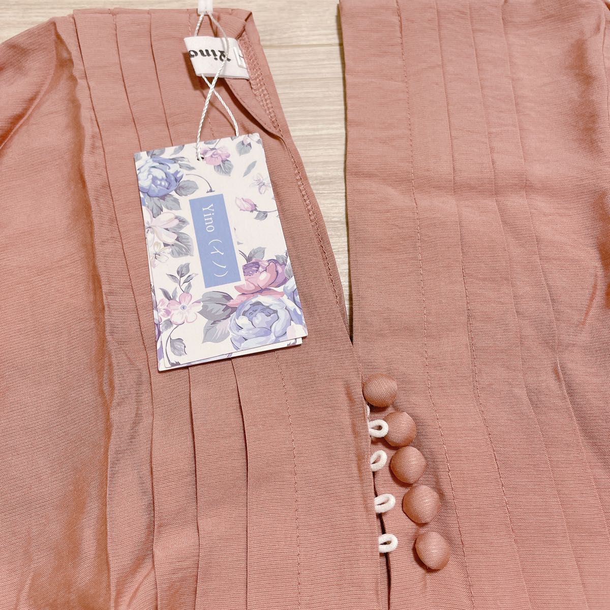 くすみピンク シャツ 長袖シャツ 【Lサイズ】シャツ ブラウス くすみピンク シャツ 長袖シャツ 【Lサイズ】シャツ ブラウス