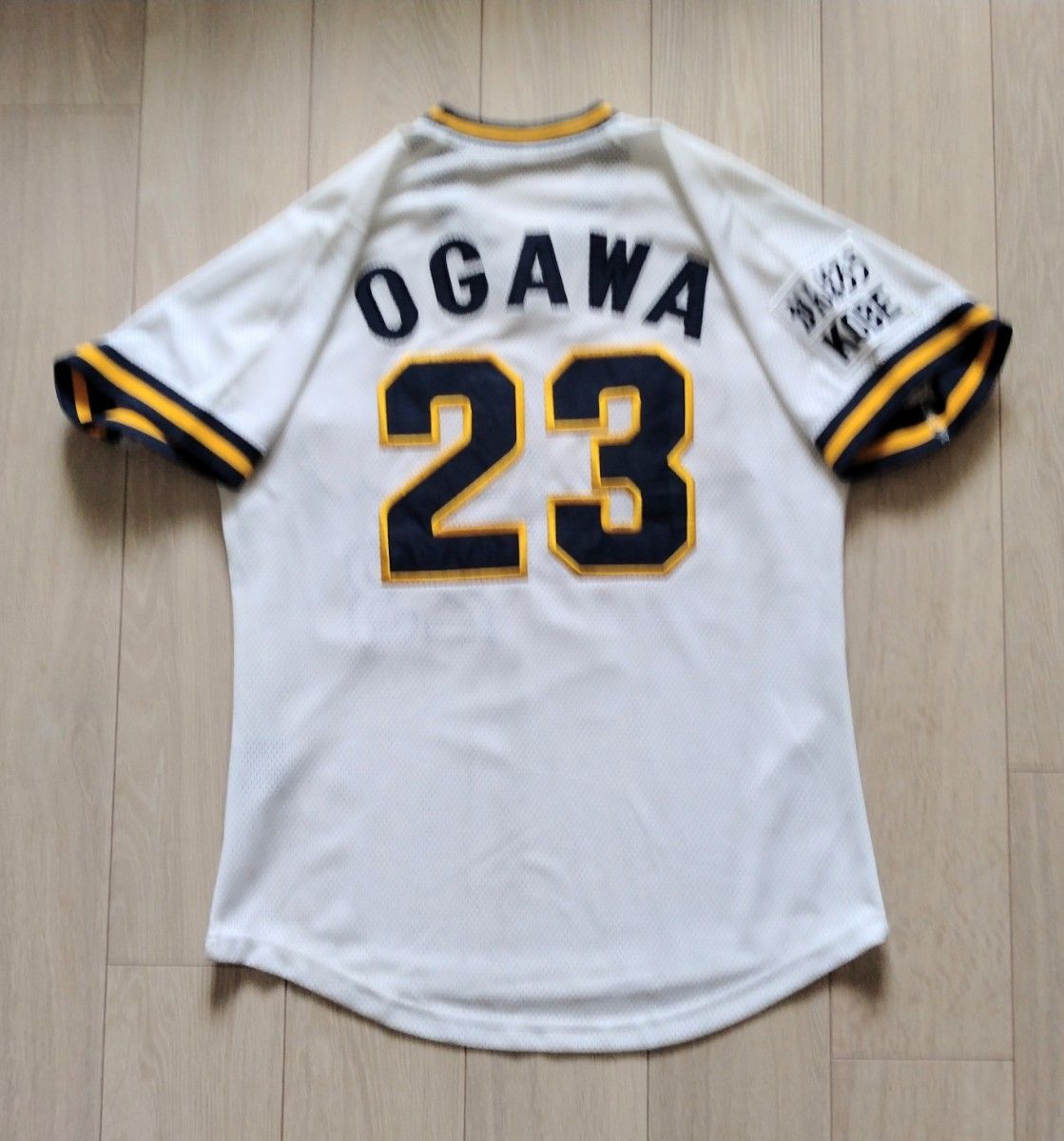 オリックス ブルーウェーブ 復刻 小川 ホームユニフォーム M オリックス ブルーウェーブ 復刻 小川 ホームユニフォーム M