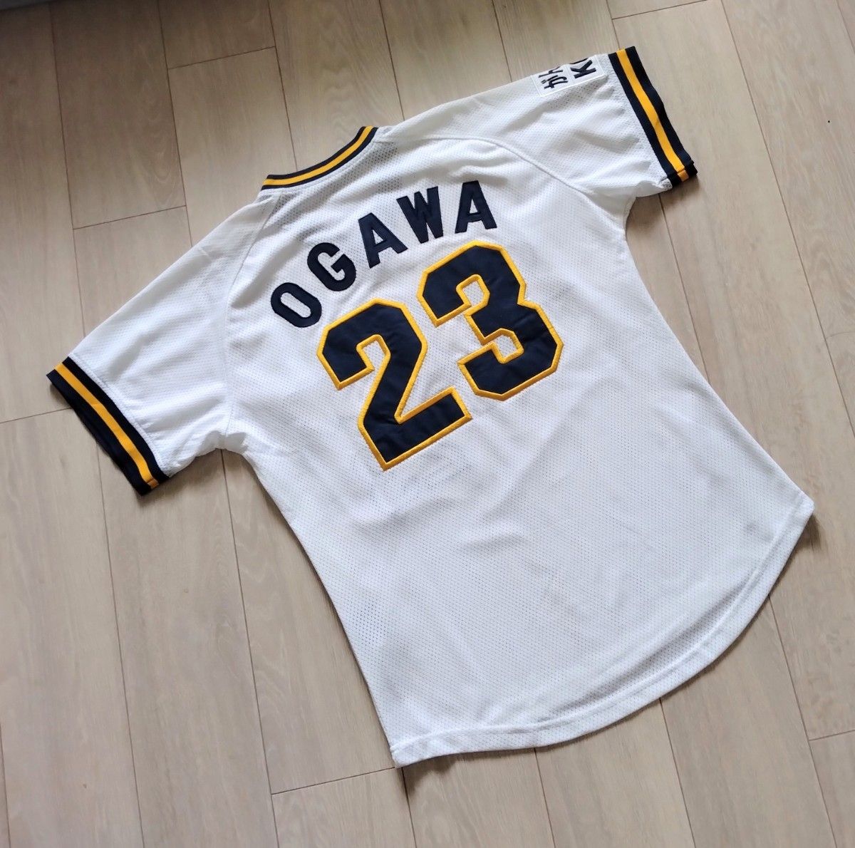 オリックス ブルーウェーブ 復刻 小川 ホームユニフォーム M オリックス ブルーウェーブ 復刻 小川 ホームユニフォーム M