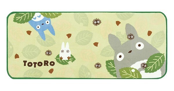 * new goods * Tonari no Totoro * boa mat *50×120.*....* circle .OK* slipping cease processing * green * Studio Ghibli *