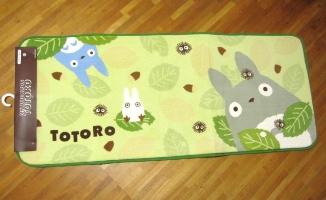 * new goods * Tonari no Totoro * boa mat *50×120.*....* circle .OK* slipping cease processing * green * Studio Ghibli *