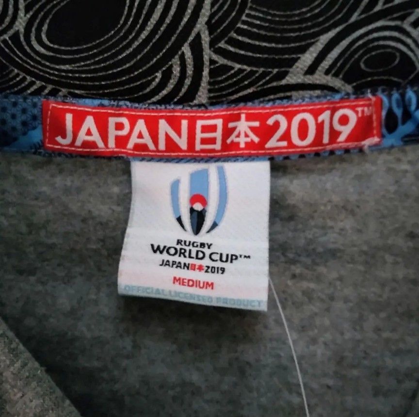 ラグビーワールドカップ2019日本大会公式グッズ「ジップパーカー ラグビーワールドカップ2019日本大会公式グッズ「ジップパーカー